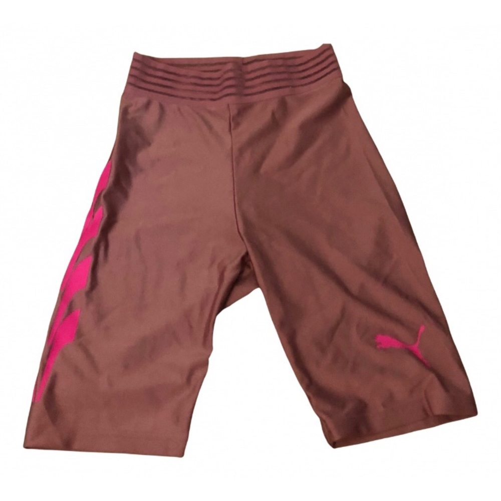 Pink puma shorts size XS